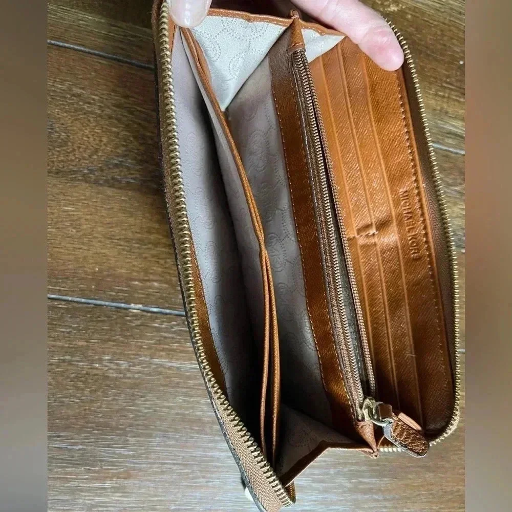 Michael Kors zip around wallet